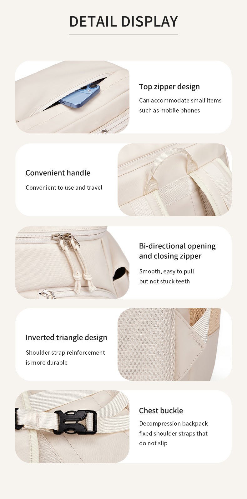 UrbanTech Multi-Pocket Backpack