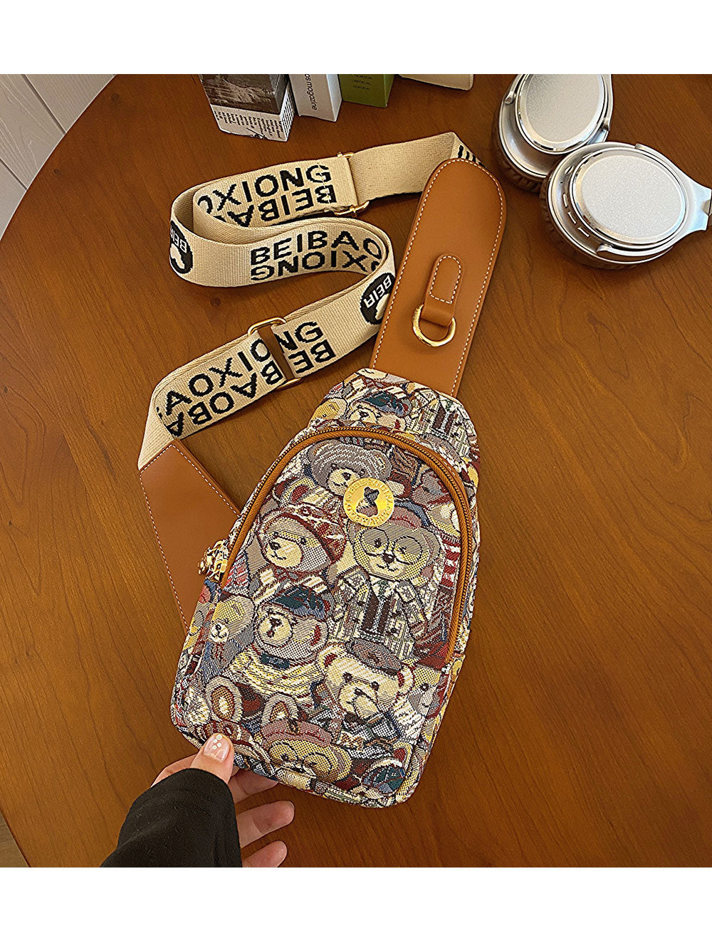 BaoBao Branded CrossBody Compact Bag