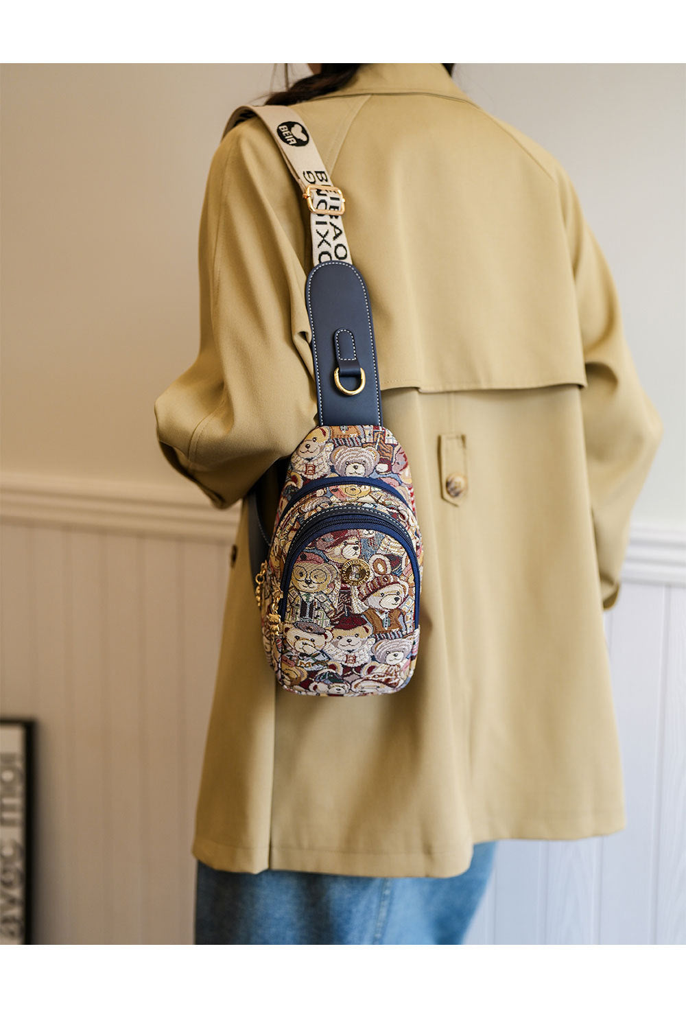 BaoBao Branded CrossBody Compact Bag