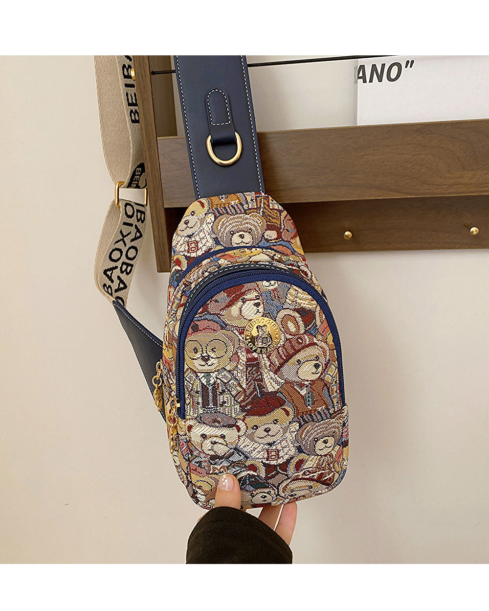 BaoBao Branded CrossBody Compact Bag