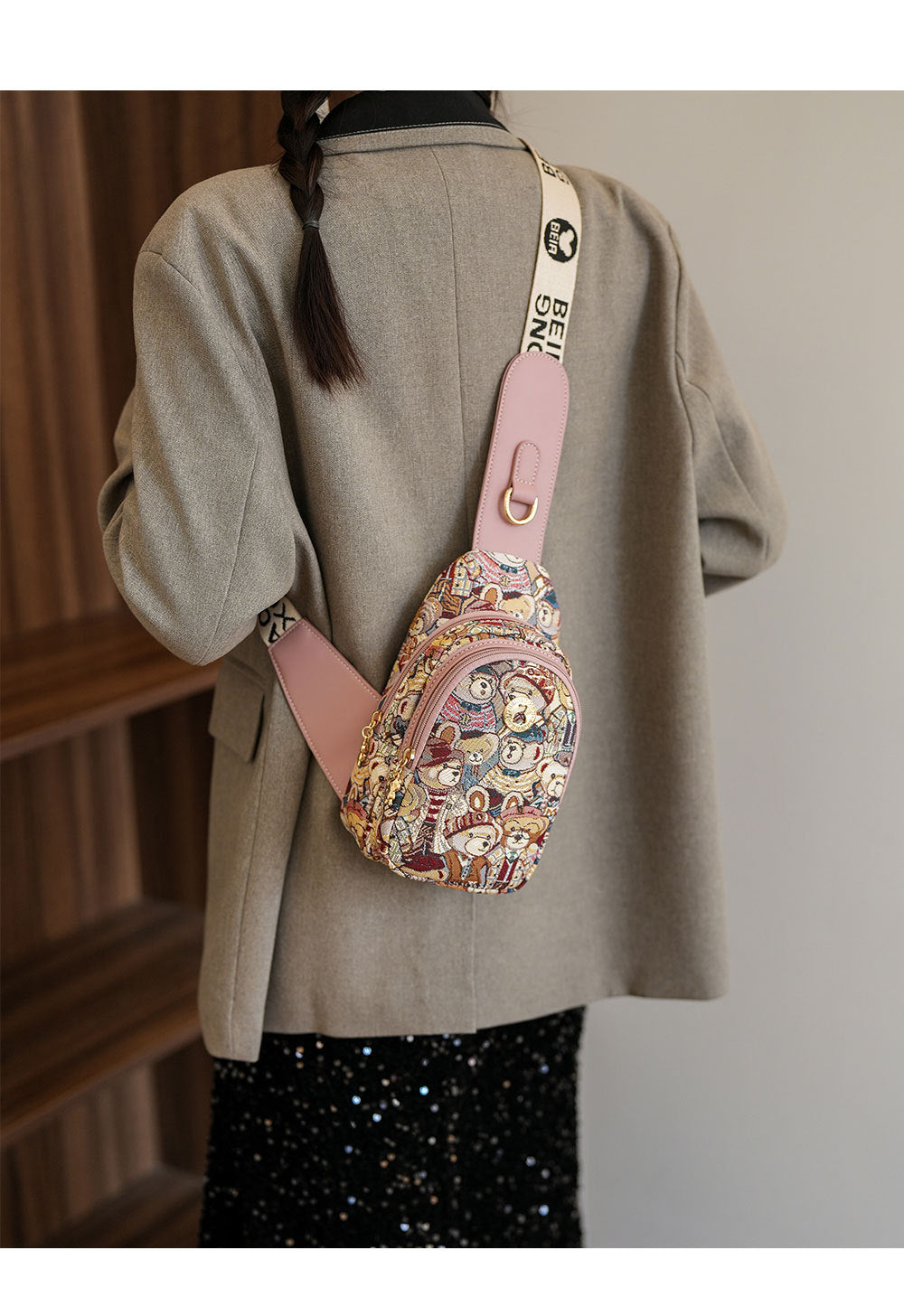 BaoBao Branded CrossBody Compact Bag