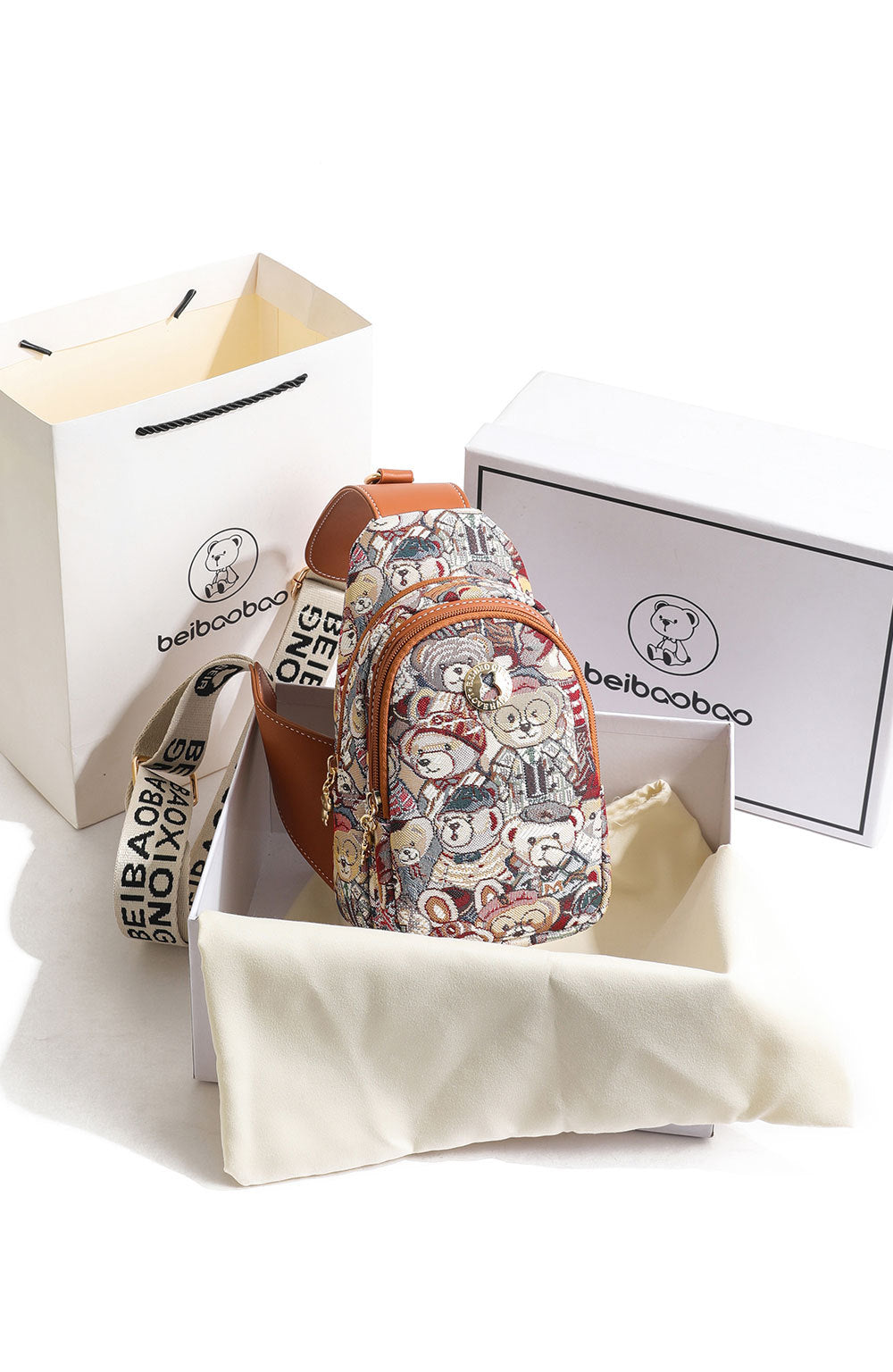 BaoBao Branded CrossBody Compact Bag