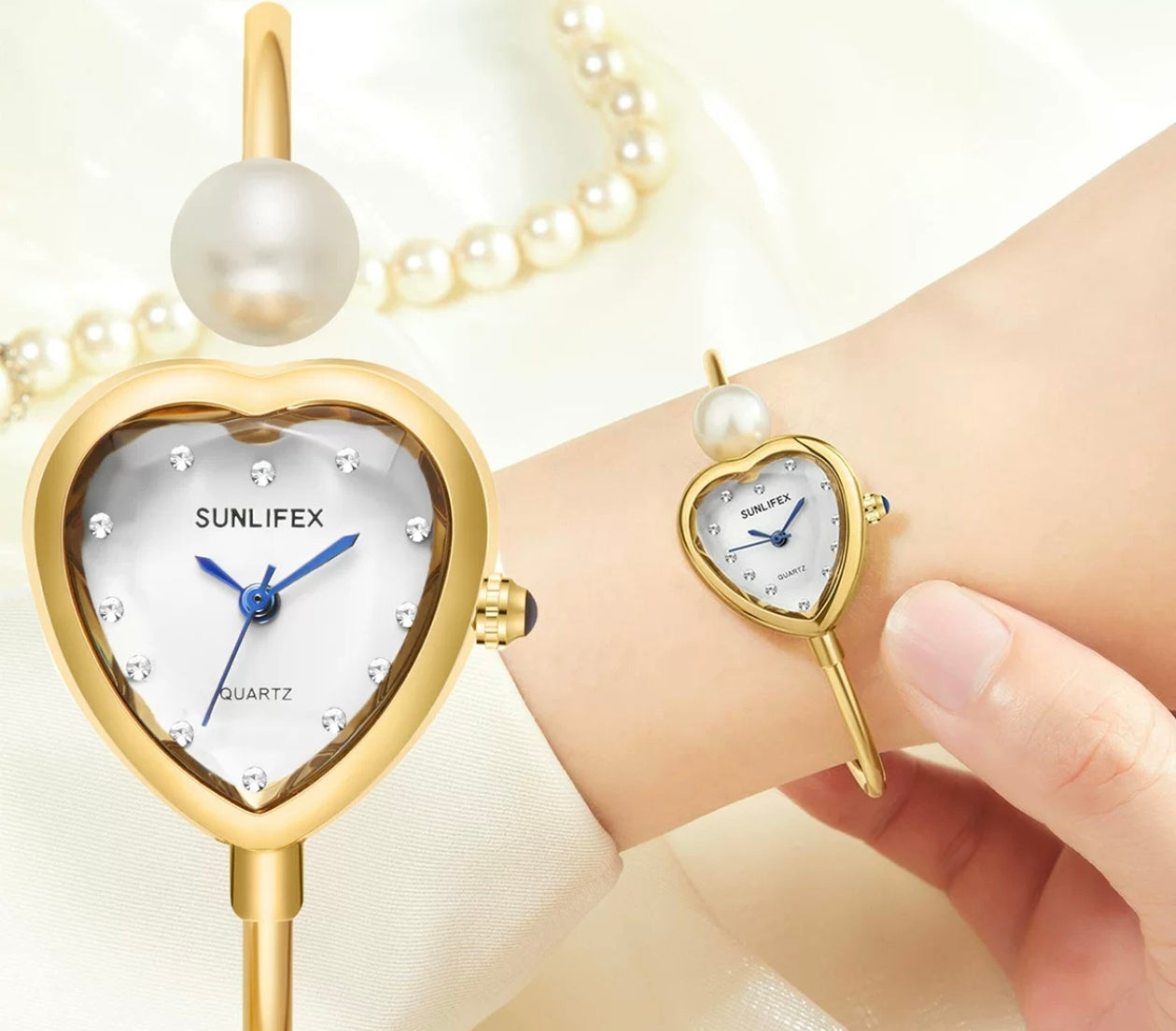 The Muth Mani Watch - Heart Shaped